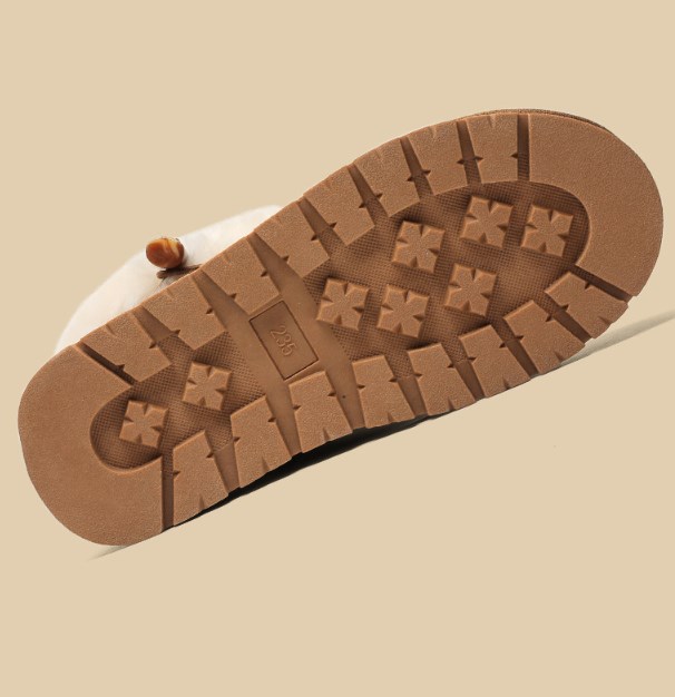 厚底 羊 本革 本毛 ムートンブーツ レディー ショートブーツ 痛くない