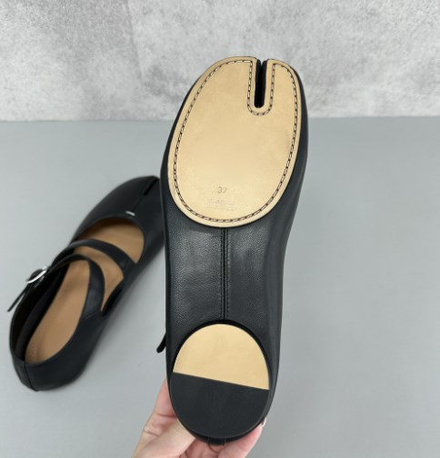 本革 羊革 tabi パンプス 足袋パンプス レディース フラットシューズ