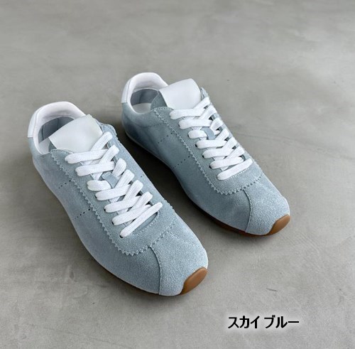 春新作 レトロ 本革 トレーニングシューズ レディース カジュアル スニーカー 軽量 通気性◎ 歩きやすい ローカット_1