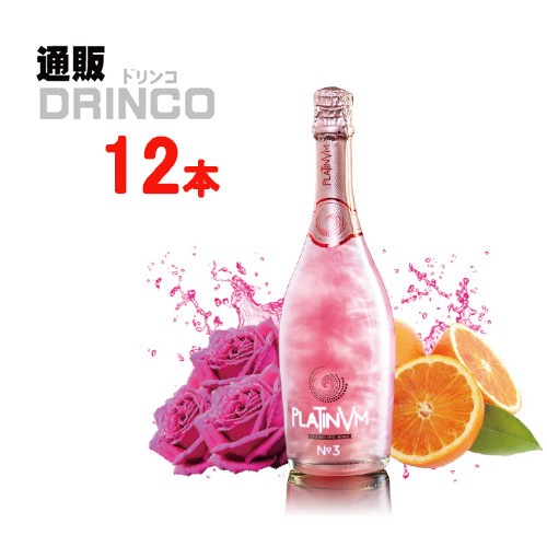 ワイン プラチナム フレグランス NO.3 ローズ＆オレンジ 750ml 瓶 12本 [ 12 本 * 1 ケース ] エレメント 【送料無料 北海道・沖縄・東