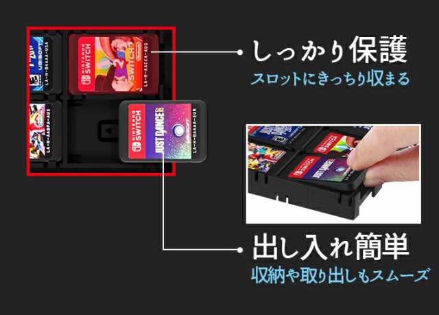 Te100 9 27 送料無料 任天堂 Switch スイッチ 互換 ゲームカード専用収納ケース 24枚 ゲームソフト ケース Nintendo Switch Microの通販はau Pay マーケット Hruden Shop