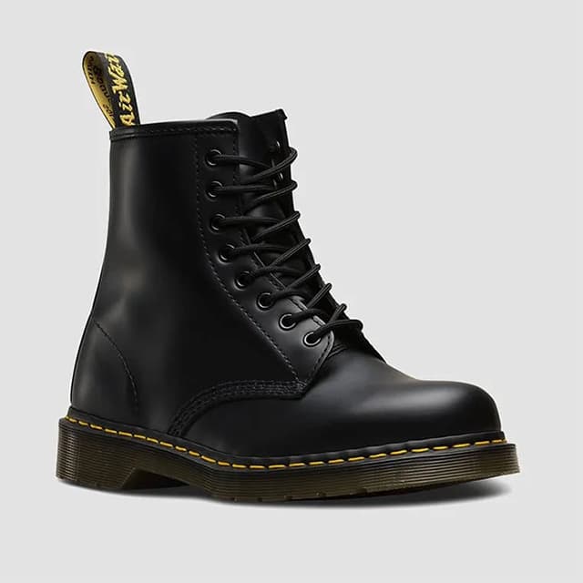 ブラックハイカットブーツ イエローソール Dr. Martens ハイカットブーツイエローステッチ