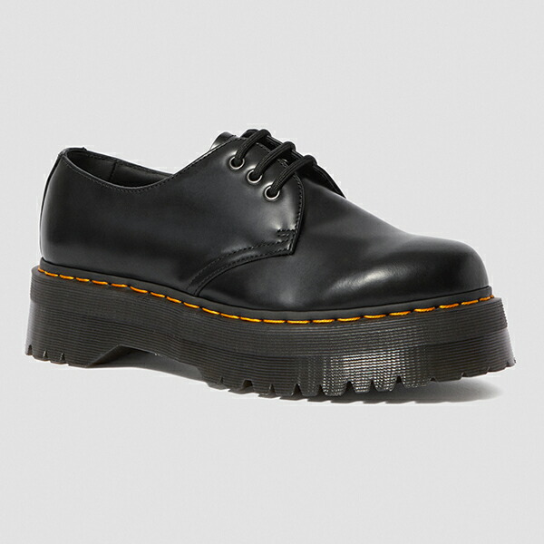 Dr. Martens ドクターマーチン 1461 QUAD 3 ホール シューズ メンズ レディース イエローステッチ 厚底 25567001の通販は