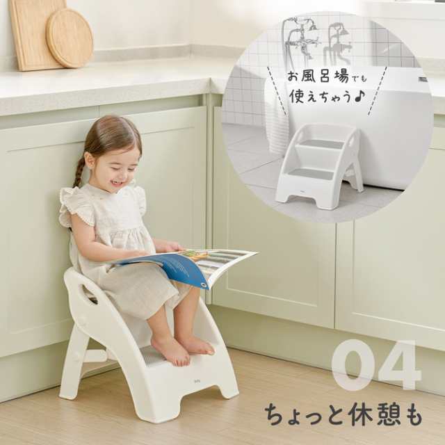 踏み台 折りたたみ 2段 ステップ台 子供 トイレ台 ステップスツール ステップ スツール 北欧 おしゃれ Ifam アイファム If76 レビュー特の通販はau Pay マーケット Doridori