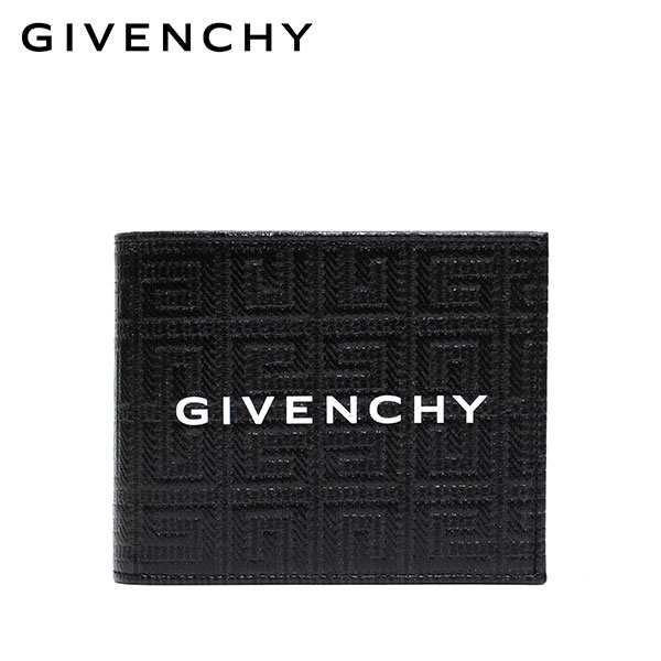 ジバンシィ GIVENCHY 4Gコーティングキャンバス+レザー 二つ折り財布