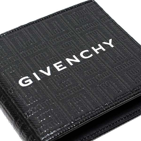 ジバンシィ GIVENCHY 4Gコーティングキャンバス+レザー 二つ折り財布