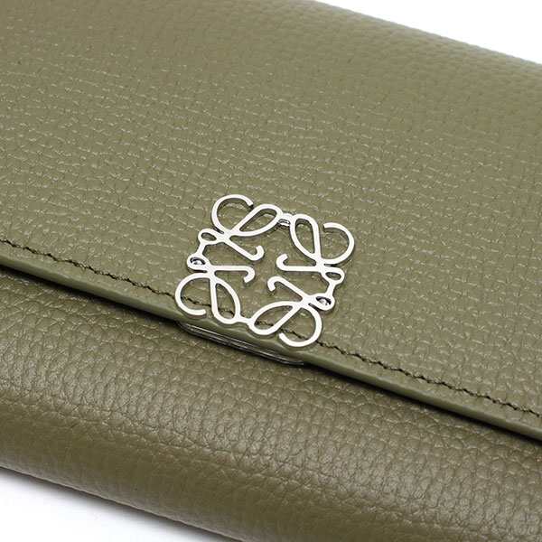 ロエベ LOEWE アナグラム バーティカル ウォレット スモール 三つ折り財布【ARTICHOKE GREEN】 C821S33X01  8593/【2023SS】l-wallet｜au PAY マーケット