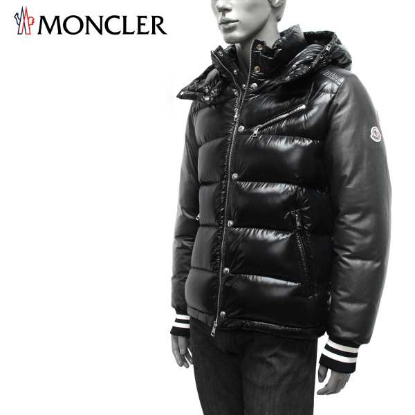 モンクレール MONCLER メンズ VERCORS スリーブレザー ダウンジャケット【ブラック】 1A00190 68950  999/【2022-23AW】m-outer｜au PAY マーケット