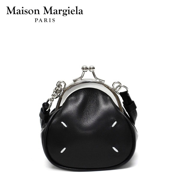 メゾン マルジェラ Maison Margiela タビフレームマイクロ ウォレットポーチ【ブラック】 SA1VL0004 P5443  T8013/【2023SS】l-bag｜au PAY マーケット