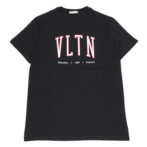 ヴァレンティノ・ガラヴァーニ Valentino Garavani VLTNプリント Tシャツ【ブラック】 2V3MG13D96S  TTL/【2023SS】m-tops｜au PAY マーケット