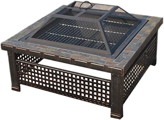 バーベキューコンロ 焚き火台 大人数 コンパクト 焚火台 おしゃれ 耐熱性 キャンプ アウトドア キャンプ ソロキャンプ BBQ 家族用 大型 バーベキュー テーブル アンティーク調の通販は