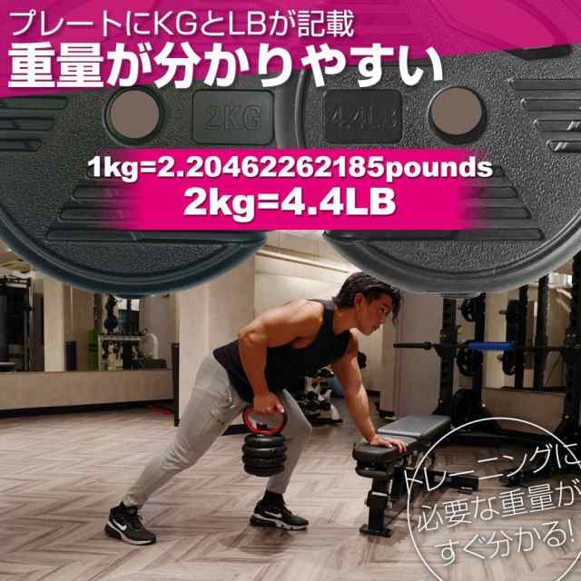 可変式 ダンベル プレート 15kg - ウエイトトレーニング