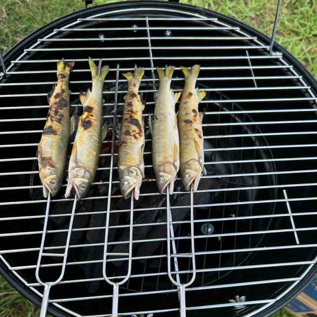 バーベキュー コンロ 直径46cm 4-6人用  丸型 キャンプ BBQ グリル