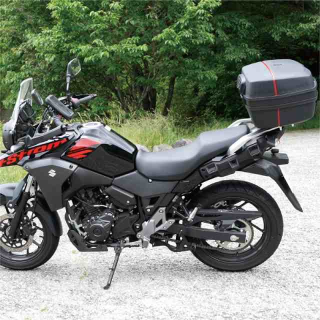 バイク用リアボックス 45L 黒 トップケース バイクボックス 着脱可能