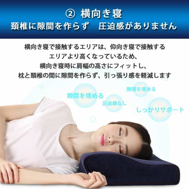 枕 まくら 安眠枕 低反発枕 快眠枕 快眠枕 いびき 肩こり 首こり 無呼吸 防止 対策 改善 敬老の日 健康枕 人間工学 頸椎安定 サポート ピの通販はau Pay マーケット 買い物天国