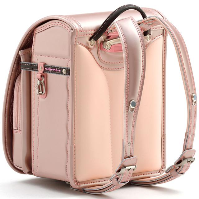 ルブラン 村瀬鞄行 ］ ルフラン ランドセル シャンパンピンク・チョコ 鋲