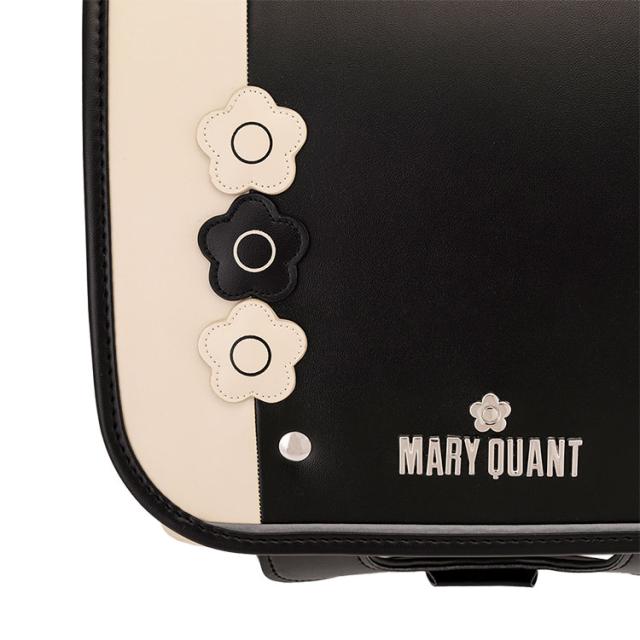 ＼承りは9/28 9:59まで！／［ マリークワント MARY QUANT ］ トリプルデイジー ランドセル ブラック ｜小田急のランドセル 2027 百貨店 送料無料 ６年保証(ラ)_9