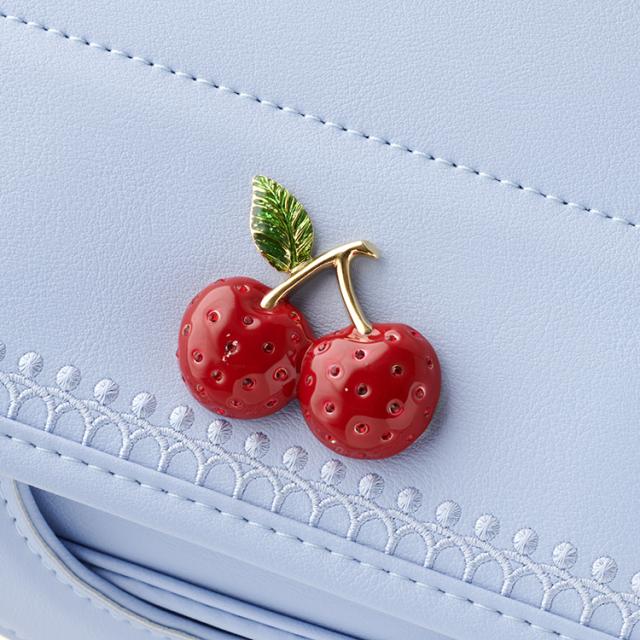 ［ メゾピアノ mezzo piano ］ ジュエルチェリー ランドセル チェリーブルー ｜小田急のランドセル 2027 百貨店 送料無料 ６年保証(ラ)_11