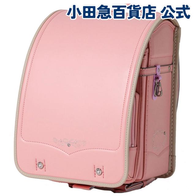 ［ くるピタ ］ 花かざり ランドセル ペールピンク／アイボリー ｜小田急のランドセル 2027 百貨店 送料無料 ６年保証(ラ)