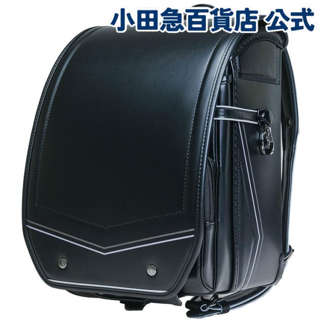 ［ くるピタ ］ シャープモダン ランドセル ブラック ｜小田急のランドセル 2027 百貨店 送料無料 ６年保証(ラ)