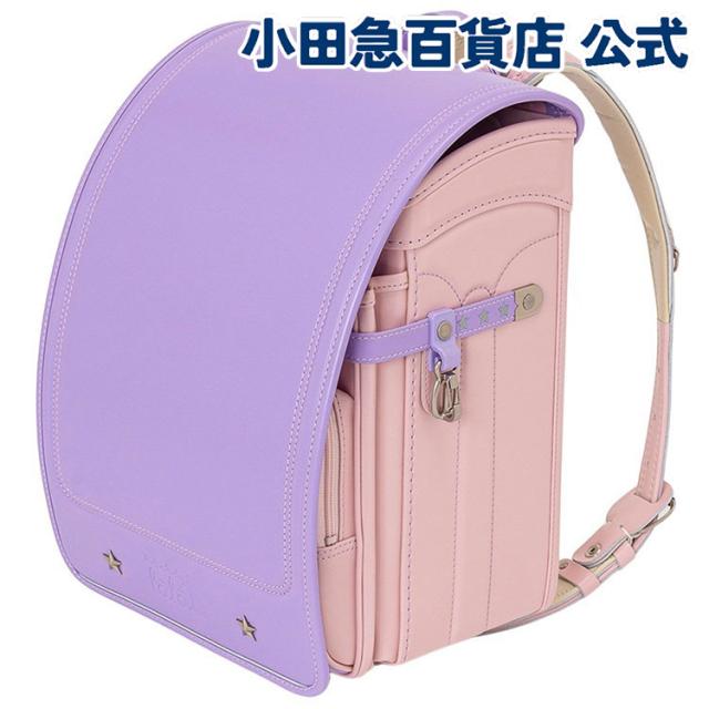 ［ fafa フェフェ ］ ユニコーン クラリーノ キューブ型 ライラック×パウダーピンク ｜小田急のランドセル 2027 百貨店 送料無料 ６年保証(ラ)