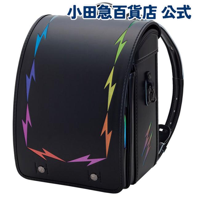 ＼承りは9/1 9:59まで！／〈ネーム入れ無料〉［ コクホー ］ ダブルサンダーX ランドセル ブラック／レインボー ｜小田急のランドセル 2027 百貨店 送料無料 ６年保証(ラ)