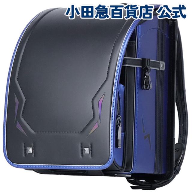 ［ くるピタ ］ レインボースパーク ランドセル ブラックメタリックブルー ｜小田急のランドセル 2027 百貨店 送料無料 ６年保証(ラ)