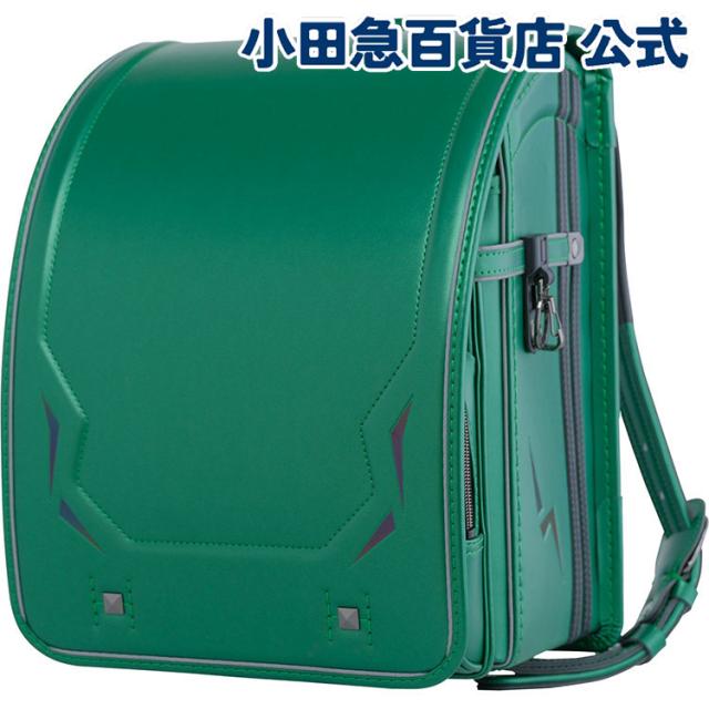 ［ くるピタ ］ レインボースパーク ランドセル メタリックグリーン ｜小田急のランドセル 2027 百貨店 送料無料 ６年保証(ラ)