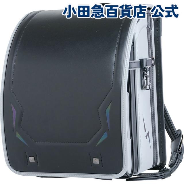 ［ くるピタ ］ レインボースパーク ランドセル ブラックメタリックアイボリー ｜小田急のランドセル 2027 百貨店 送料無料 ６年保証(ラ)