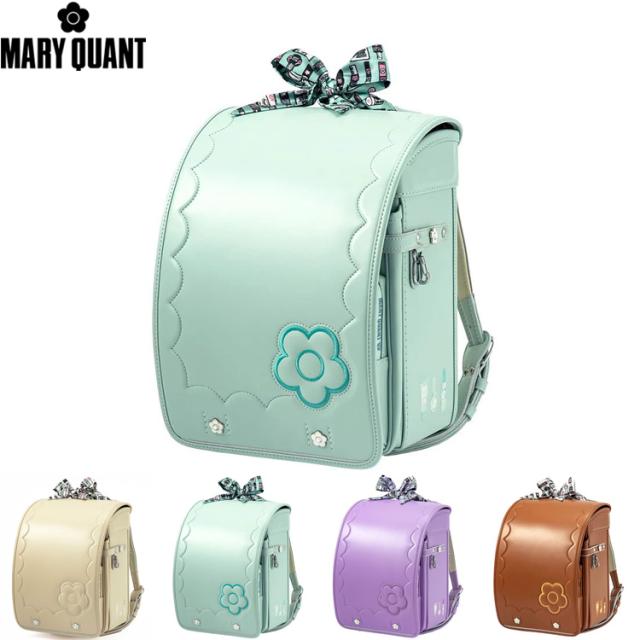 ［ マリークワント MARY QUANT ］ デコレーションミニフラワー ランドセル ミントグリーン ｜小田急のランドセル 2027 百貨店 送料無料 ６年保証(ラ)_1