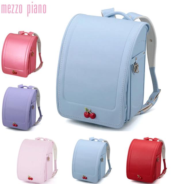 ［ メゾピアノ mezzo piano ］ ジュエルチェリー ランドセル チェリーブルー ｜小田急のランドセル 2027 百貨店 送料無料 ６年保証(ラ)_1