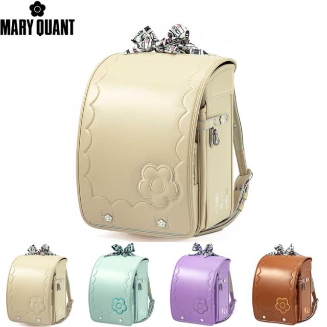 ［ マリークワント MARY QUANT ］ デコレーションミニフラワー ランドセル ホワイト ｜小田急のランドセル 2027 百貨店 送料無料 ６年保証(ラ)_1