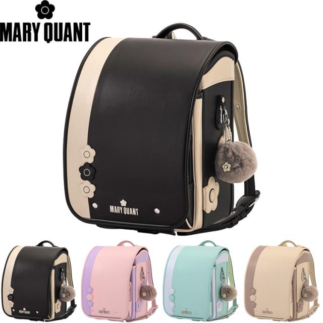 ＼承りは9/28 9:59まで！／［ マリークワント MARY QUANT ］ トリプルデイジー ランドセル ブラック ｜小田急のランドセル 2027 百貨店 送料無料 ６年保証(ラ)_1