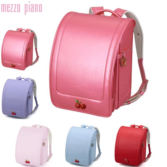 ［ メゾピアノ mezzo piano ］ ジュエルチェリー ランドセル テンダーピンク ｜小田急のランドセル 2027 百貨店 送料無料 ６年保証(ラ)_1