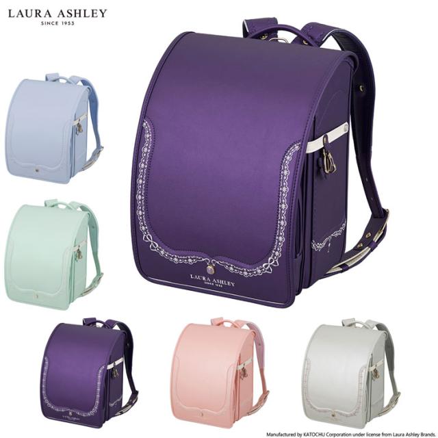 ［ ローラ アシュレイ Laura Ashley ］ セリーン ランドセル ミッドナイトネイビー ｜小田急のランドセル 2027 百貨店 送料無料 ６年保証(ラ)_1