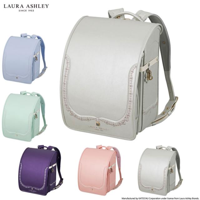 ［ ローラ アシュレイ Laura Ashley ］ セリーン ランドセル ドーヴグレイ ｜小田急のランドセル 2027 百貨店 送料無料 ６年保証(ラ)_1