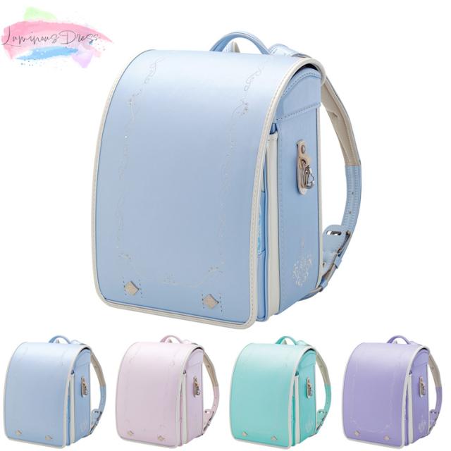 ＼承りは9/1 9:59まで！／〈ネーム入れ無料〉［ コクホー ］ ルミナスドレス ランドセル シャインサックス／シャインホワイト ｜小田急のランドセル 2027 百貨店 送料無料 ６年保証(ラ)_1