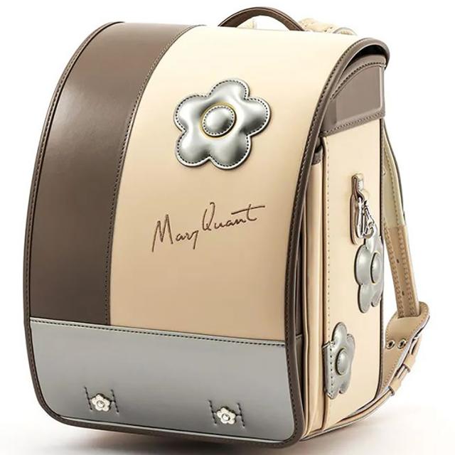 ［ マリークワント MARY QUANT ］ デイジーストライプ ランドセル グレージュ ｜小田急のランドセル 2027 百貨店 送料無料 ６年保証(ラ)_2