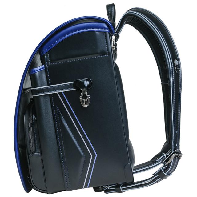［ くるピタ ］ シャープモダン ランドセル ブラック／マリン ｜小田急のランドセル 2027 百貨店 送料無料 ６年保証(ラ)_2