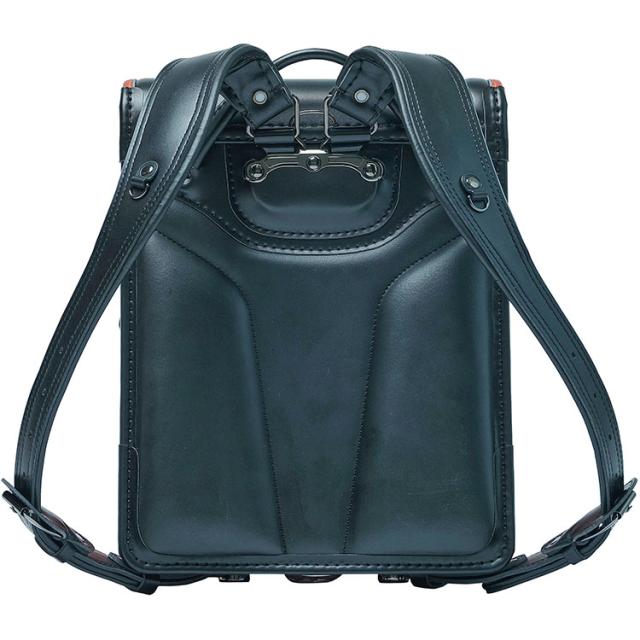［ くるピタ ］ レインボースパーク ランドセル ブラックメタリックオレンジ ｜小田急のランドセル 2027 百貨店 送料無料 ６年保証(ラ)_2