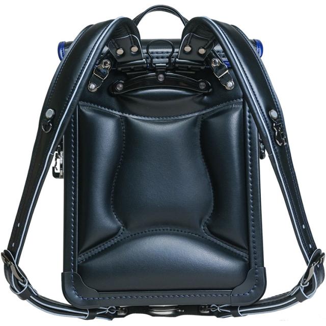 ［ くるピタ ］ シャープモダン ランドセル ブラック／マリン ｜小田急のランドセル 2027 百貨店 送料無料 ６年保証(ラ)_3