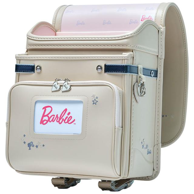 ［ Barbie（くるピタ） ］ ミルキーウェイ ランドセル ベージュ／ガンメタ ｜小田急のランドセル 2027 百貨店 送料無料 ６年保証(ラ)_3