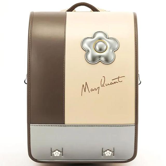［ マリークワント MARY QUANT ］ デイジーストライプ ランドセル グレージュ ｜小田急のランドセル 2027 百貨店 送料無料 ６年保証(ラ)_4