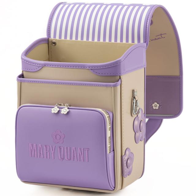 ［ マリークワント MARY QUANT ］ デイジーストライプ ランドセル パープル ｜小田急のランドセル 2027 百貨店 送料無料 ６年保証(ラ)_4