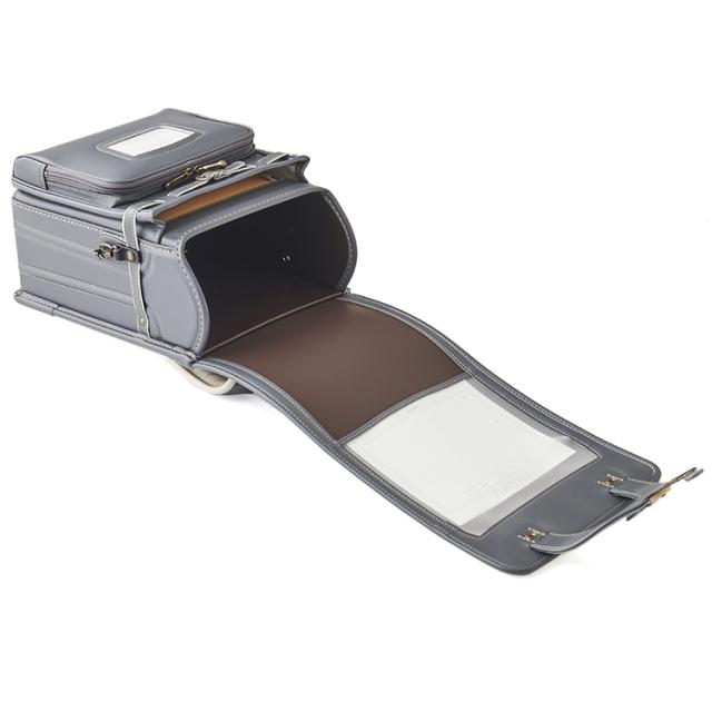 ［ 村瀬鞄行 ］ ボルカ ランドセル AB720 チャコール 鋲:2ローズ ｜小田急のランドセル 2027 百貨店 送料無料 ６年保証(ラ)_7