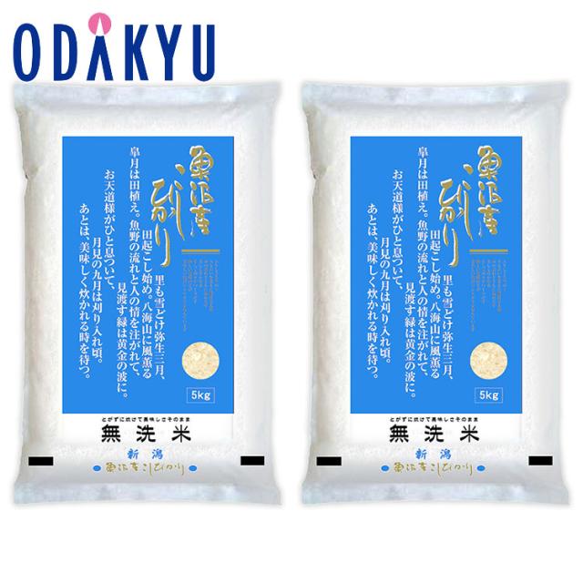 お米 令和 7年産 送料無料 ［ 堀商店 ］ 無洗米 魚沼コシヒカリ 10kg ｜7-10日程度でのお届け※沖縄・離島へは届不可(直)