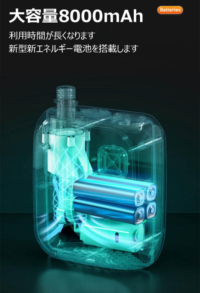 インフレータブル 空気入れ/抜き 高耐久性 Type-C充電 最大空気圧 大風量 高効率 大容量バッテリー LEDライト エアーポンプ ワイヤレス充電 登山 キャンプ ハイキング 