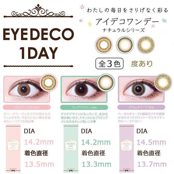カラコン ワンデー 度あり 即日配送 送料無料 在庫限り 20枚 14 2mm アイデコ Eyedeco 1day カラーコンタクト 1日使い捨て 激安 毎日使いの通販はau Pay マーケット セレクトショップmira Au Pay マーケット店