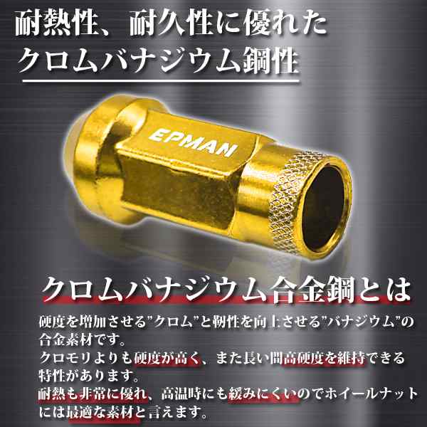 貫通 スチール ホイールナット 20個 レッド P1.5 おまけ付き 汎用 外装