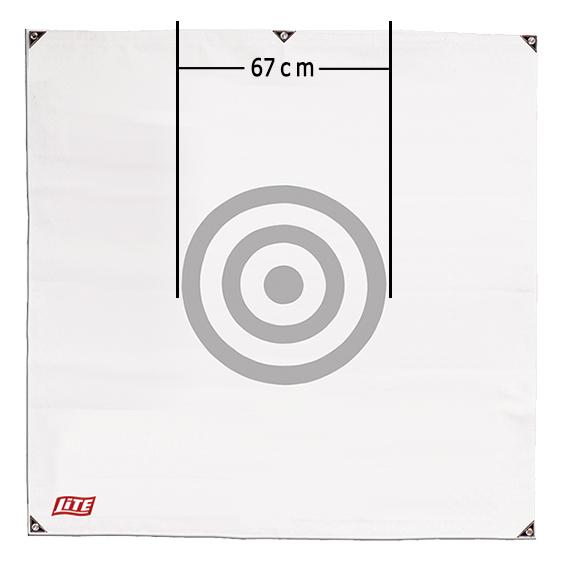 ライト ゴルフ ネット 的 帆布 175×175cm M-76 ゴルフ用品 ゴルフ練習